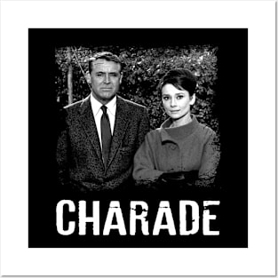 Cary and Audrey Elegance Charades Vintage Film Couture Collection Posters and Art